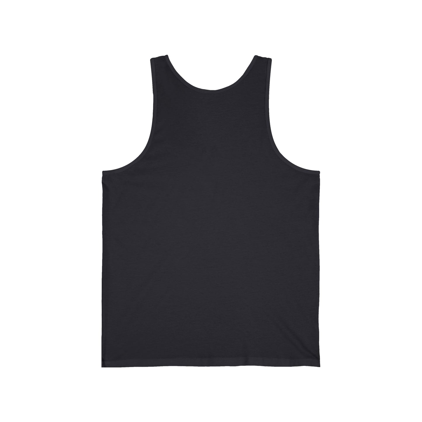 Funny Quote Unisex Jersey Tank Top, Perfect for Parties, Gifts, Summer Wear, Comfy Casual Tank, Great for Birthdays, BBQs