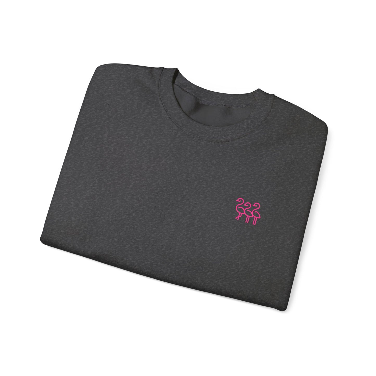 Flamingo Crewneck Sweatshirt, Stylish Casual Wear, Gift for Nature Lovers, Cozy Sweatshirt for Fall, Cute Beach-themed Apparel