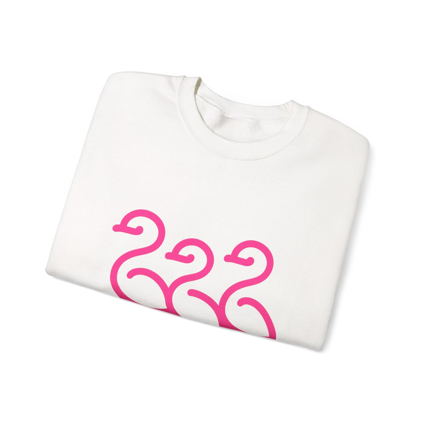 Flamingo Crewneck Sweatshirt, Stylish Casual Wear, Gift for Nature Lovers, Cozy Sweatshirt for Fall, Cute Beach-themed Apparel