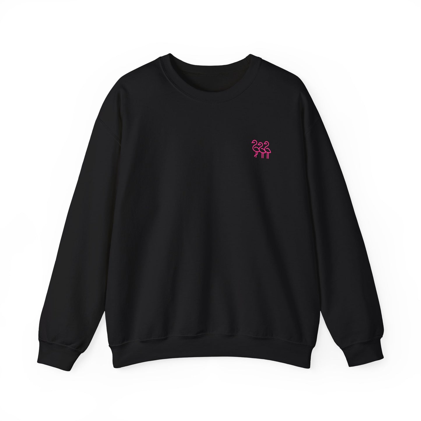Flamingo Crewneck Sweatshirt, Stylish Casual Wear, Gift for Nature Lovers, Cozy Sweatshirt for Fall, Cute Beach-themed Apparel