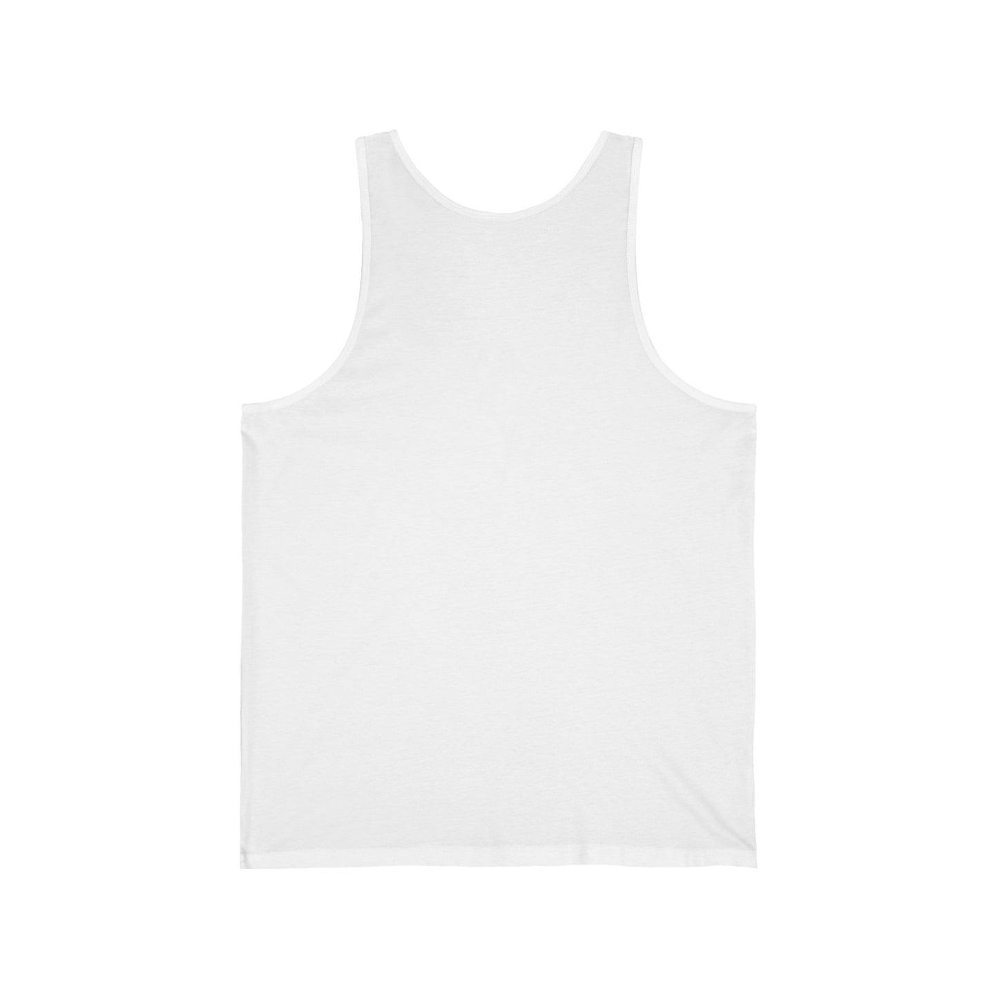 Funny Quote Unisex Jersey Tank Top, Perfect for Parties, Gifts, Summer Wear, Comfy Casual Tank, Great for Birthdays, BBQs