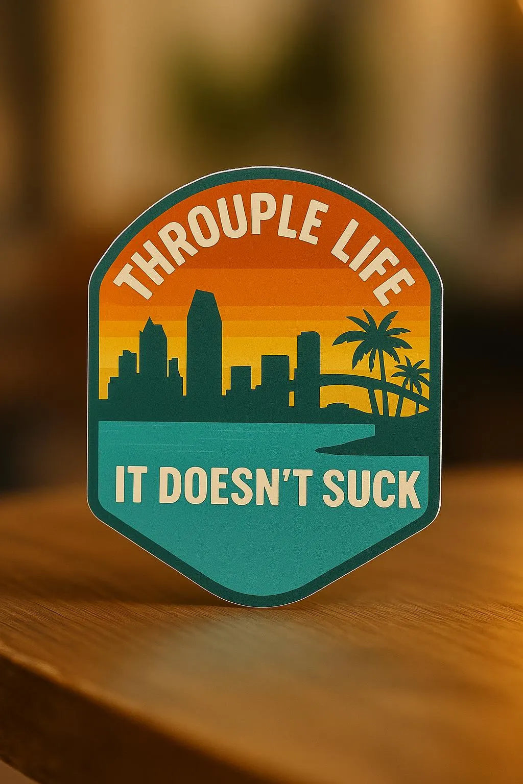 Throuple Life Sticker – Queer Vinyl Sticker