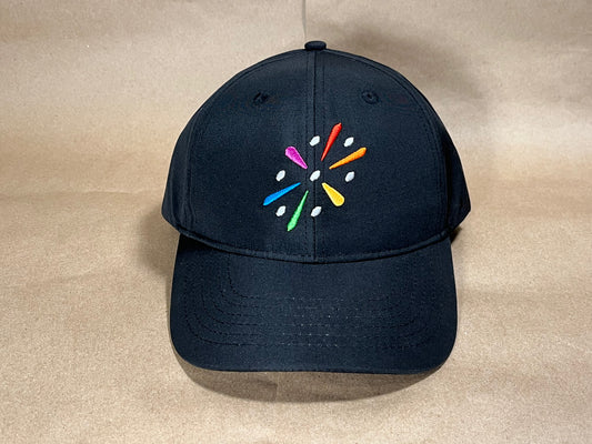OATF® Rainbow Pride Adult Hat – Adjustable Baseball Cap with Embroidered LGBTQ Logo