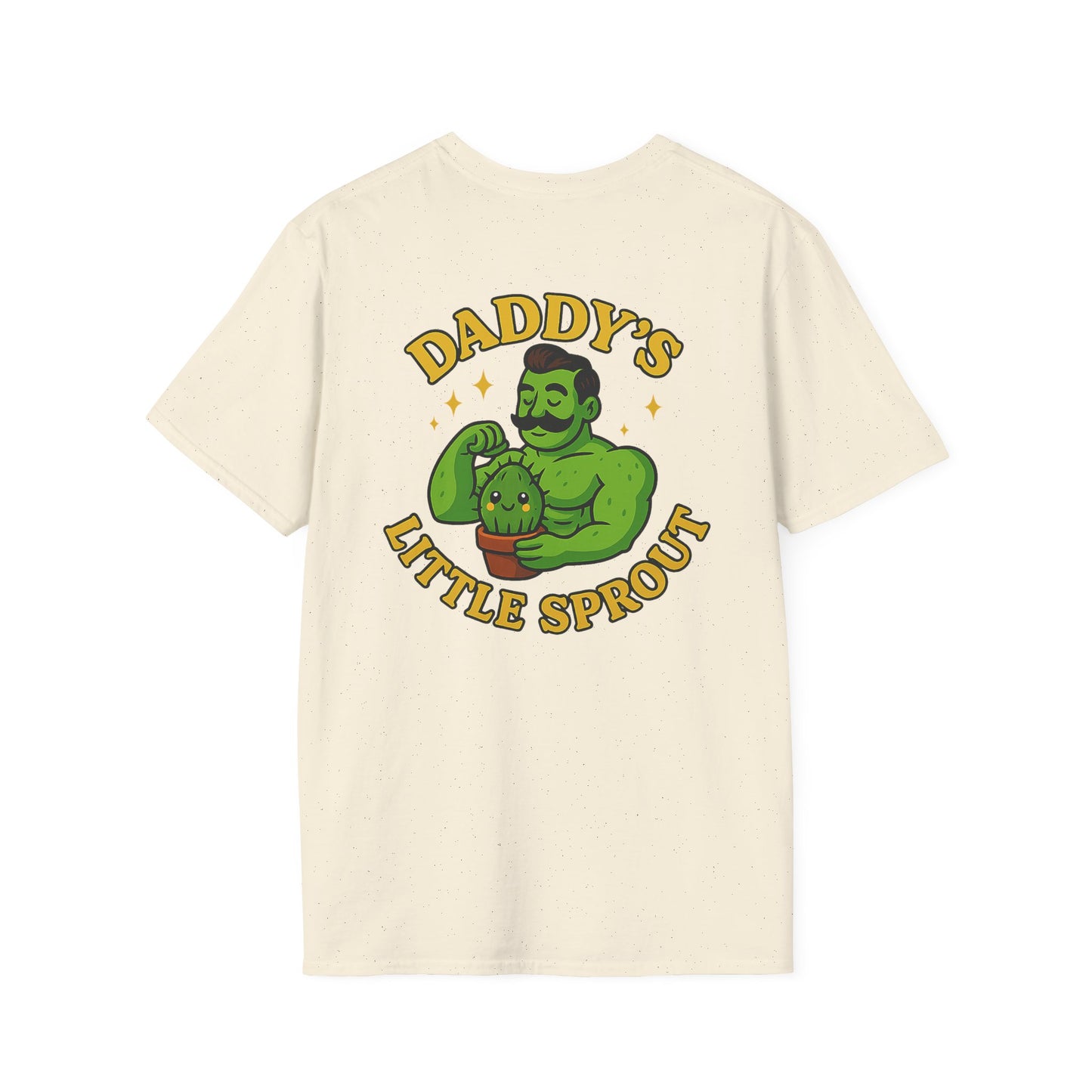 Daddy's Little Sprout T-Shirt | Plant Dad Graphic Tee | 2 Sided Men's T-Shirt Plant Lover