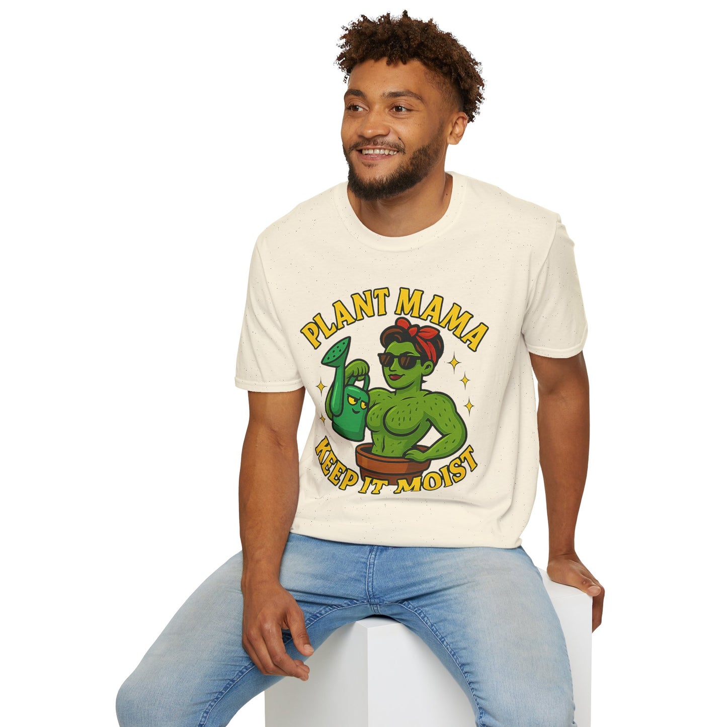 Plant Mama Keep It Moist T-Shirt | Plant Lover Graphic Tee | Women's Plant Lover T-Shirt