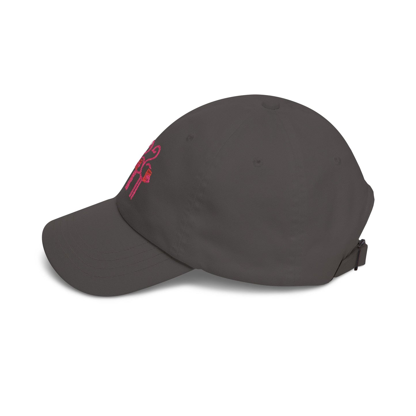 Three Pink Flamingos Dad Cap | Embroidered Baseball Hat | Red Cup Throuple Life