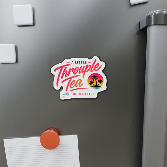 A Little Throuple Tea Logo Magnet | Official 3Dudes1Life Podcast Merch