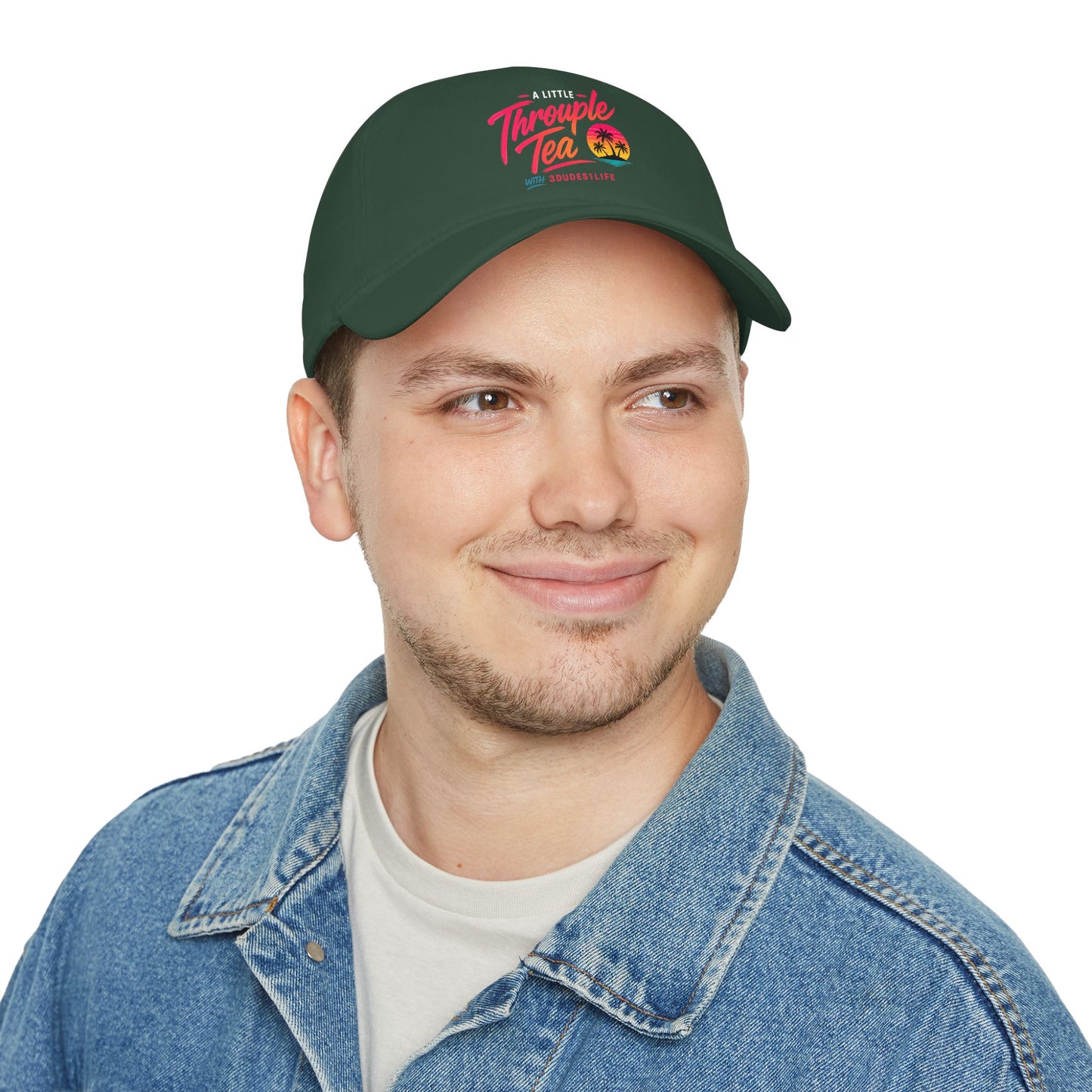 A Little Throuple Tea Low Profile Cap | Official 3Dudes1Life Podcast Merch