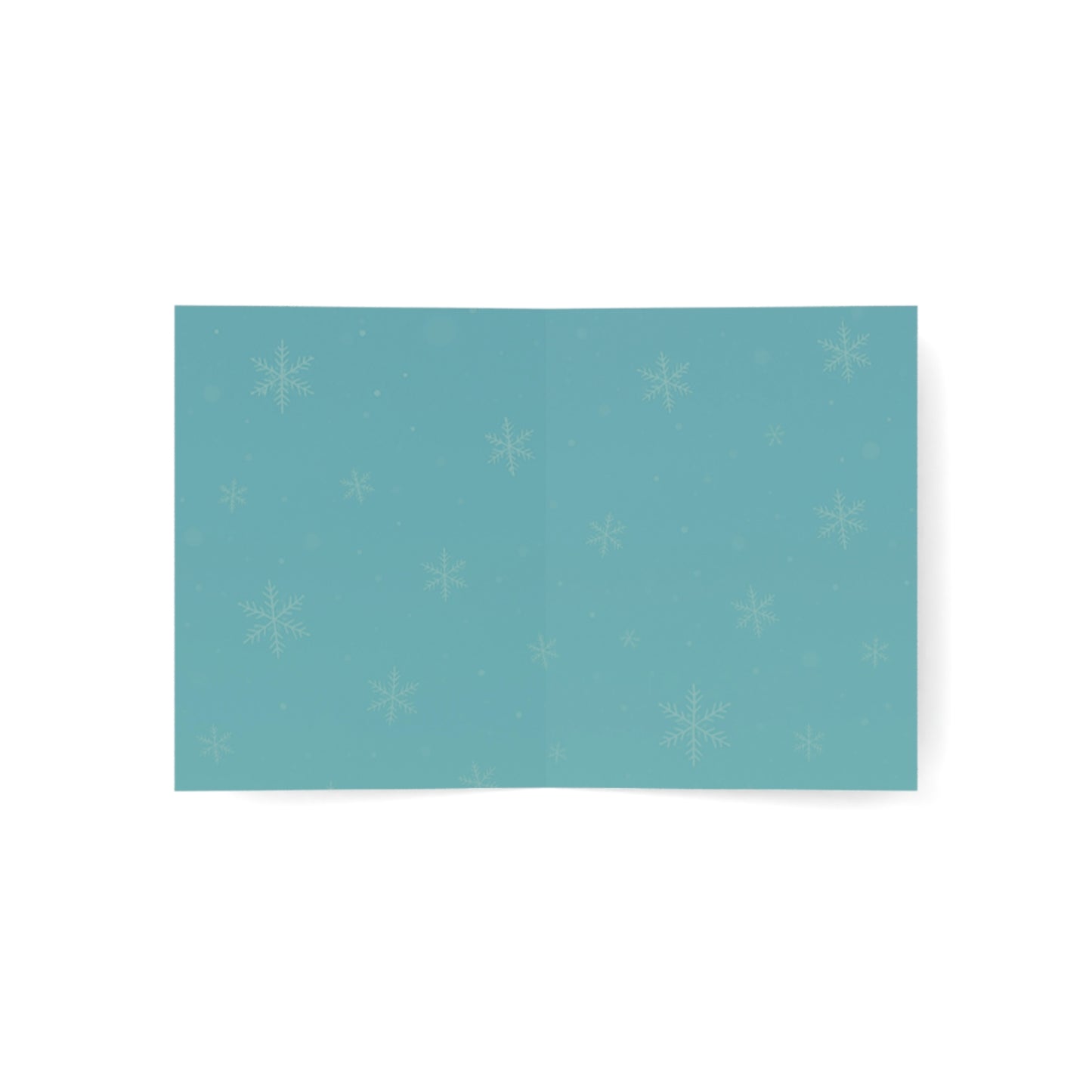 Season's Greetings Holiday Lights Greeting Card | Blank Inside Holiday Card | Throuple Christmas Card