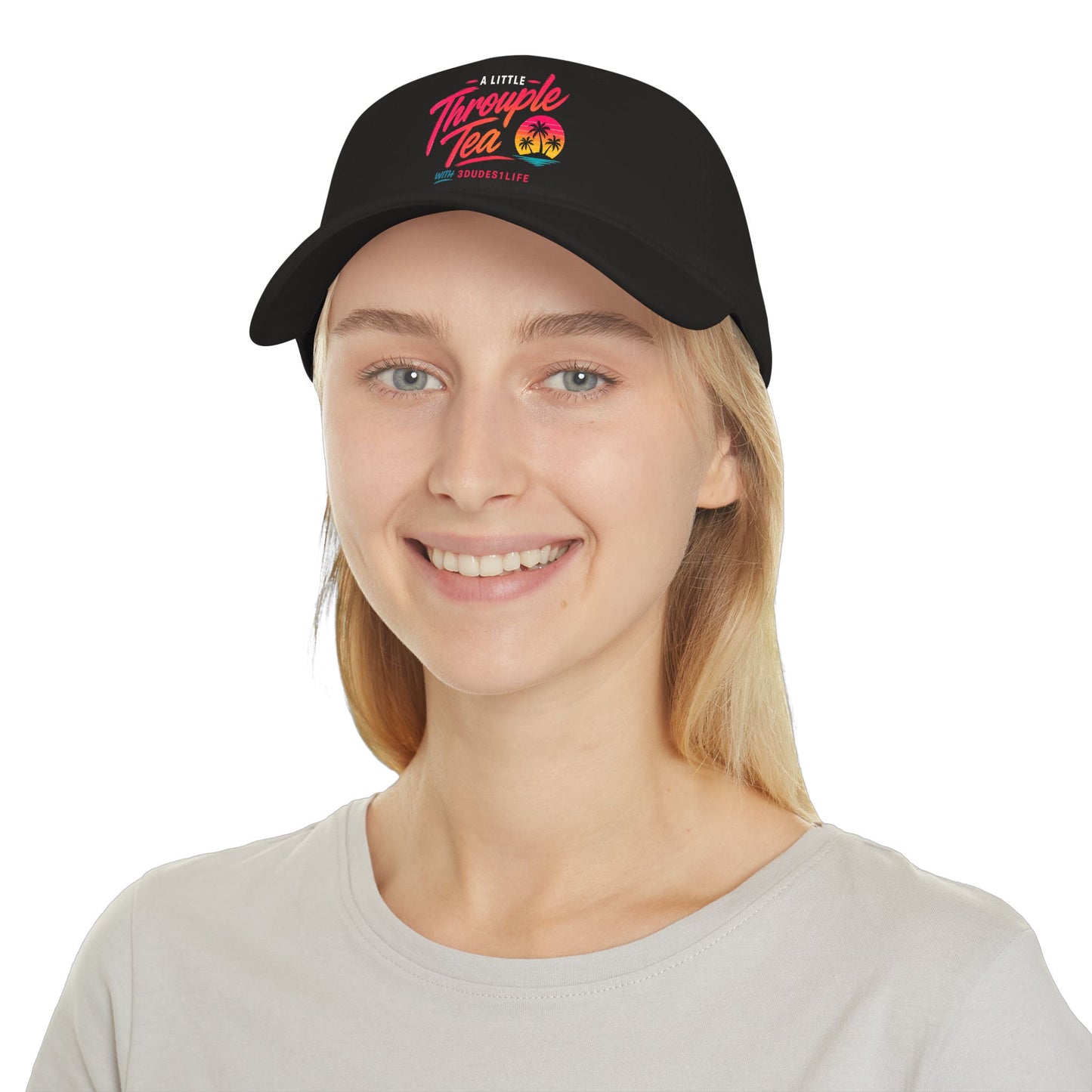 A Little Throuple Tea Low Profile Cap | Official 3Dudes1Life Podcast Merch