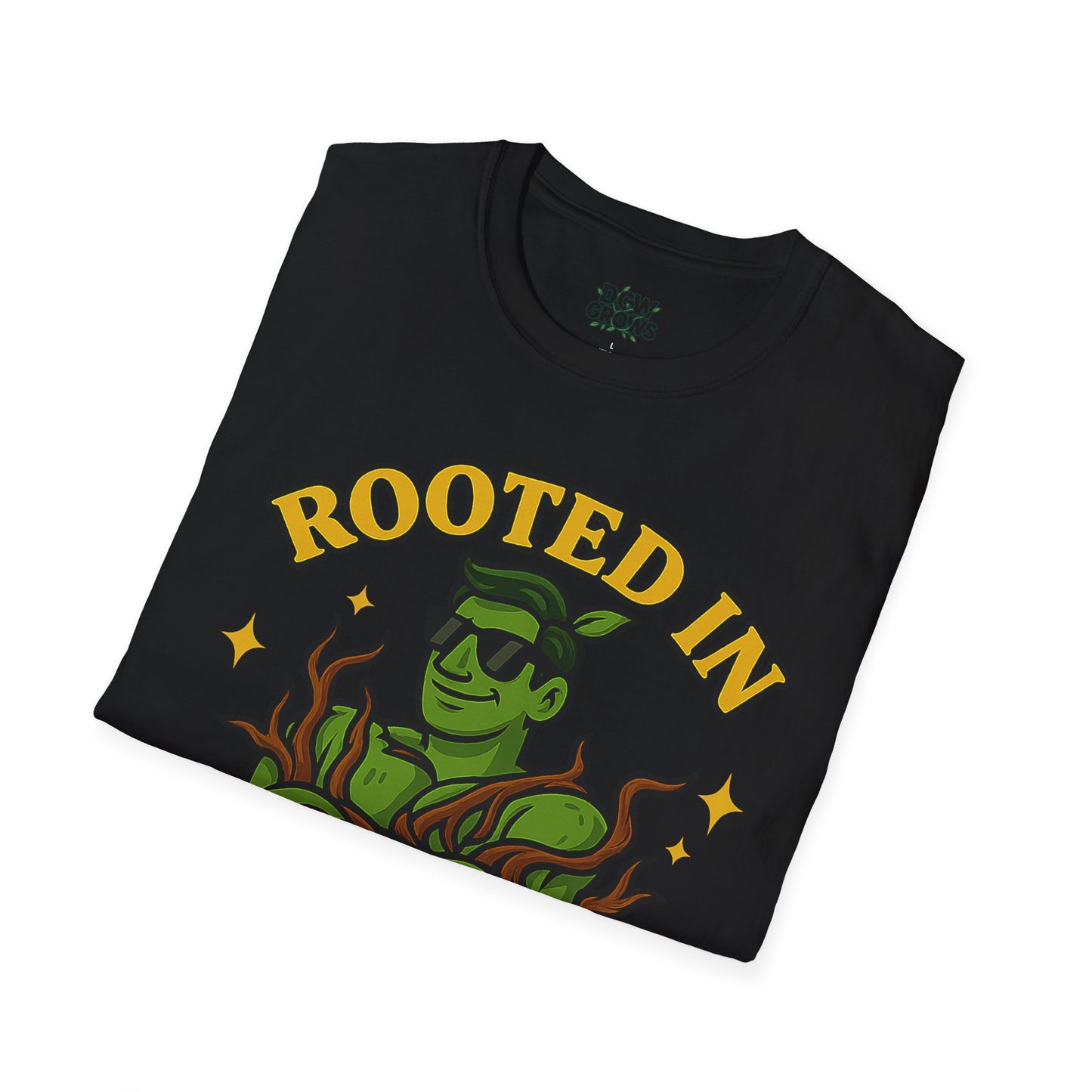 Softstyle Graphic T-Shirt | Rooted In Daddy Issues T-Shirt | Men's T-Shirt Plant Lover