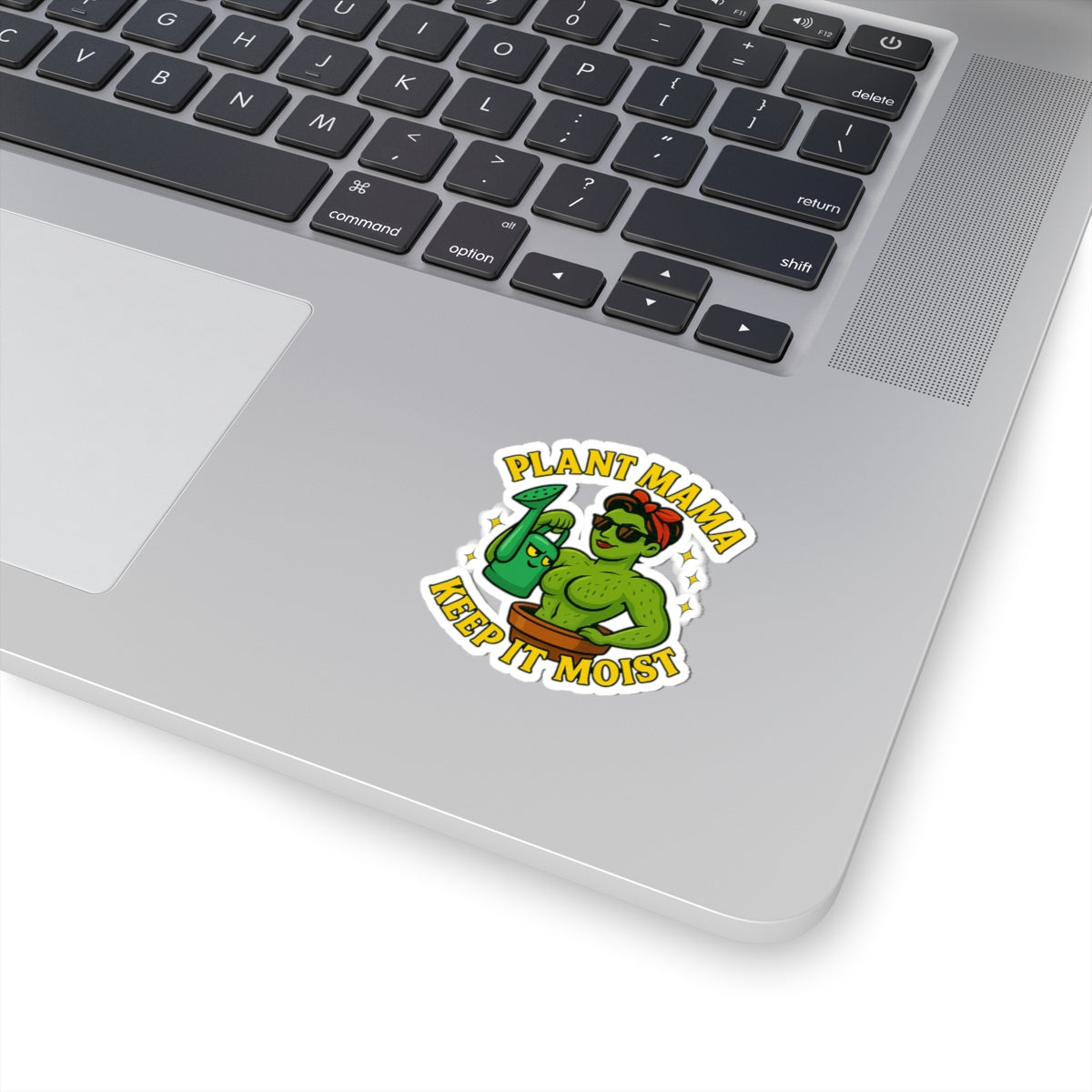 Plant Mama Keep It Moist Sticker | Kiss-Cut Vinyl Plant Lover Decal | Funny Sticker for Plant Lovers