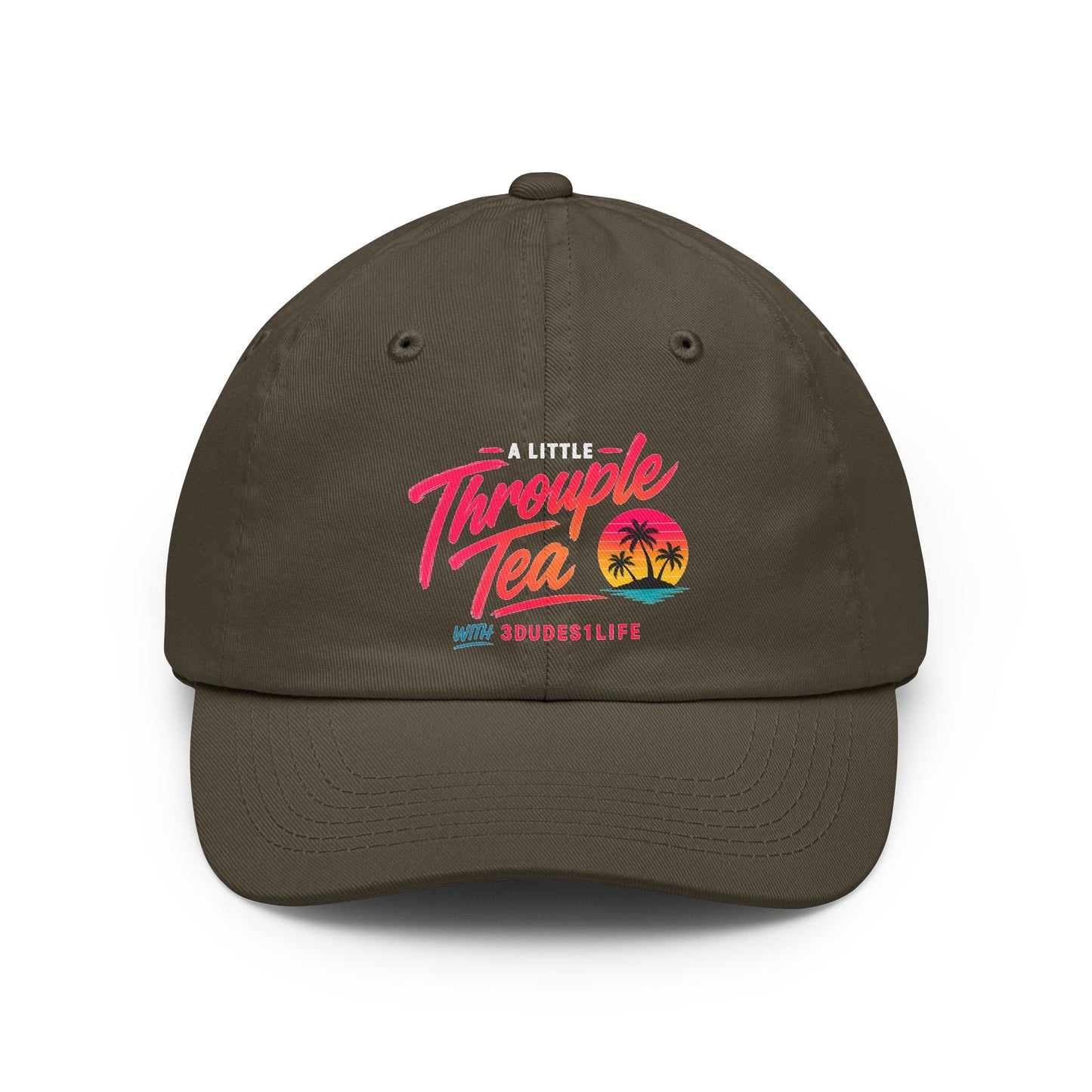 A Little Throuple Tea Dad Hat | Official 3Dudes1Life Podcast Merch