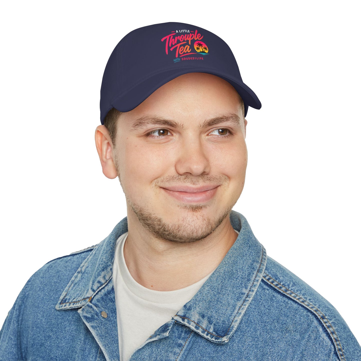 A Little Throuple Tea Low Profile Cap | Official 3Dudes1Life Podcast Merch
