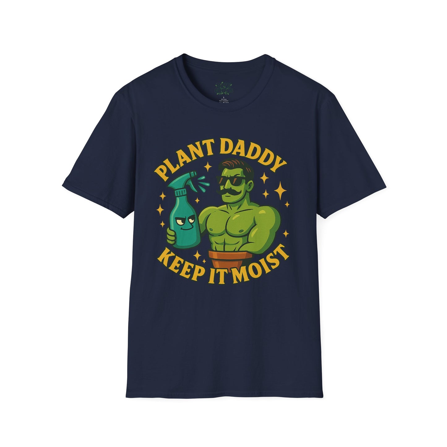 Plant Daddy Keep It Moist T-Shirt | Plant Lover Graphic Tee | Men's T-Shirt Plant Lover