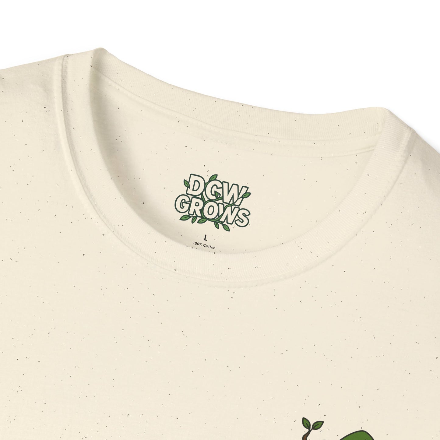 Big Pot Energy T-Shirt | Funny Plant Pot Character | 2 Sided Men's T-Shirt Plant Lover
