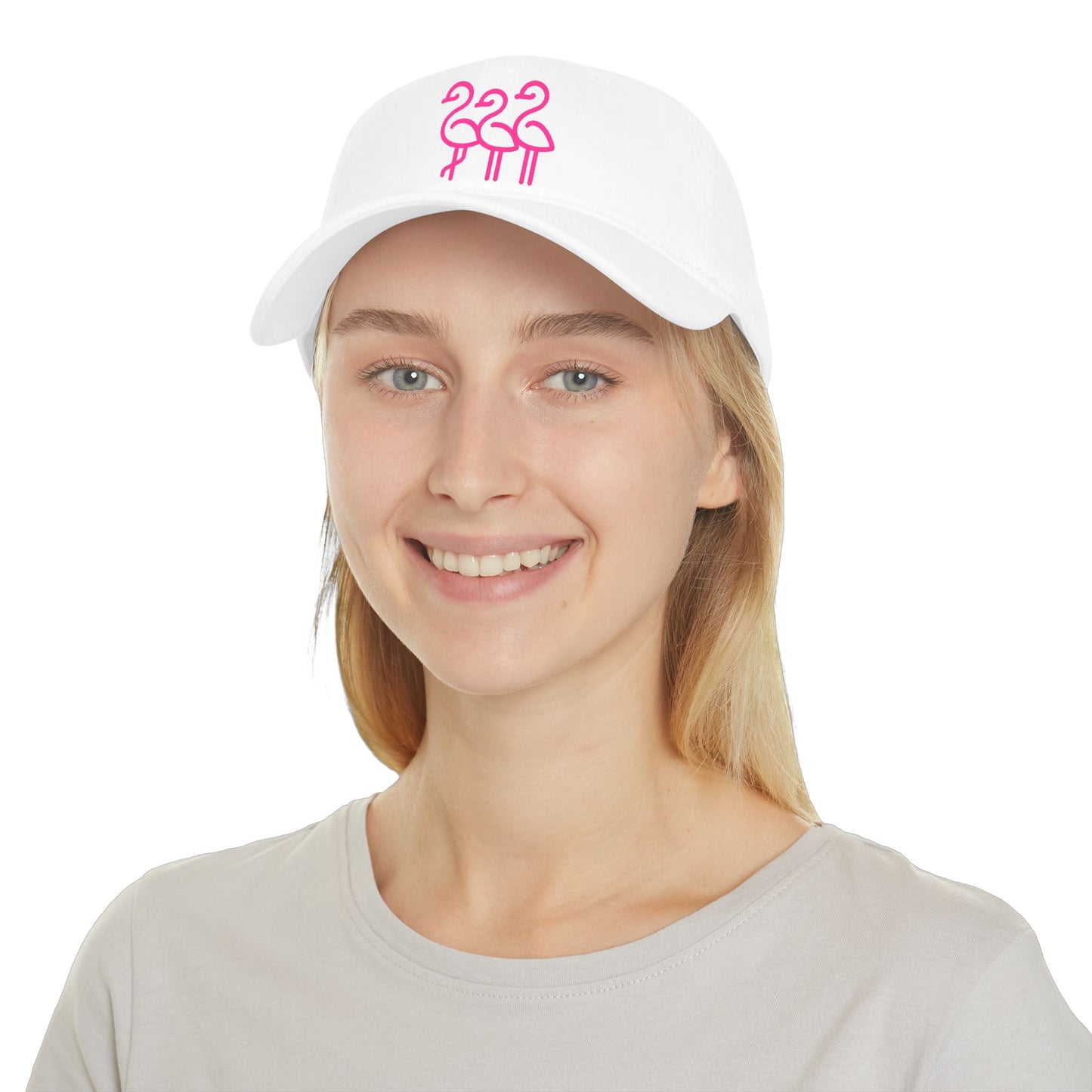 Pink Flamingo Trio Cap | Baseball Cap | Throuple Life
