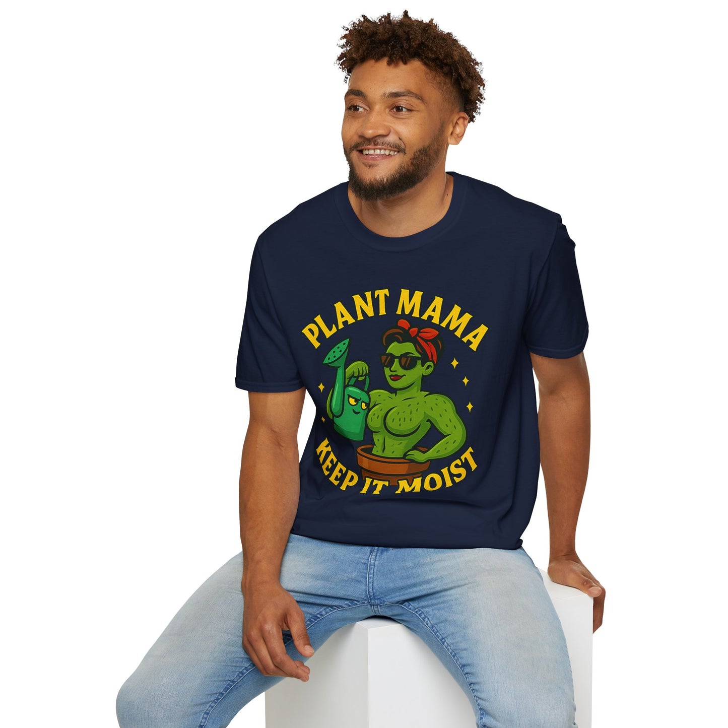 Plant Mama Keep It Moist T-Shirt | Plant Lover Graphic Tee | Women's Plant Lover T-Shirt