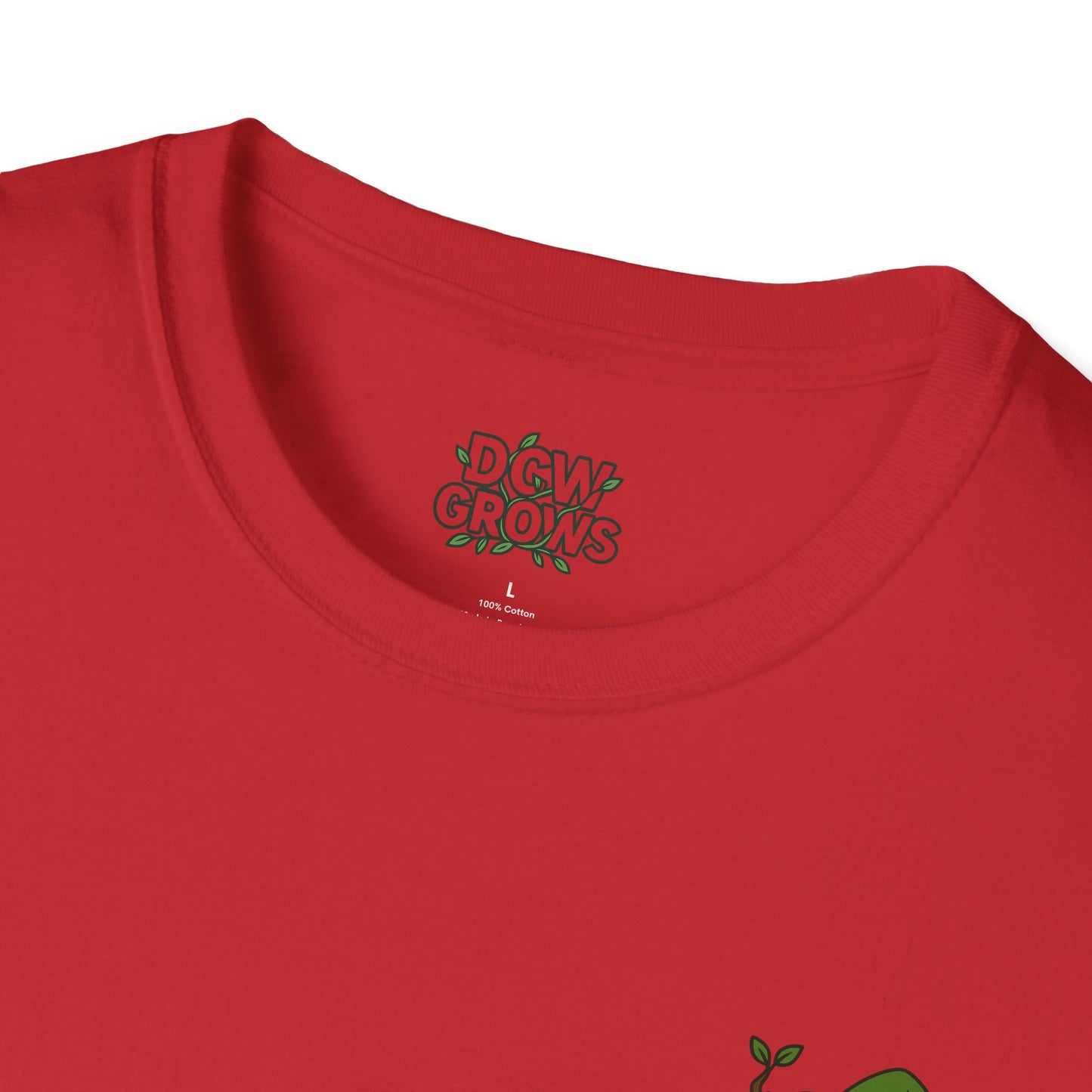 Grow Big or Go Home T-Shirt | Muscular Hulk Plant Fitness Graphic | 2 Sided Men's T-Shirt Plant Lover