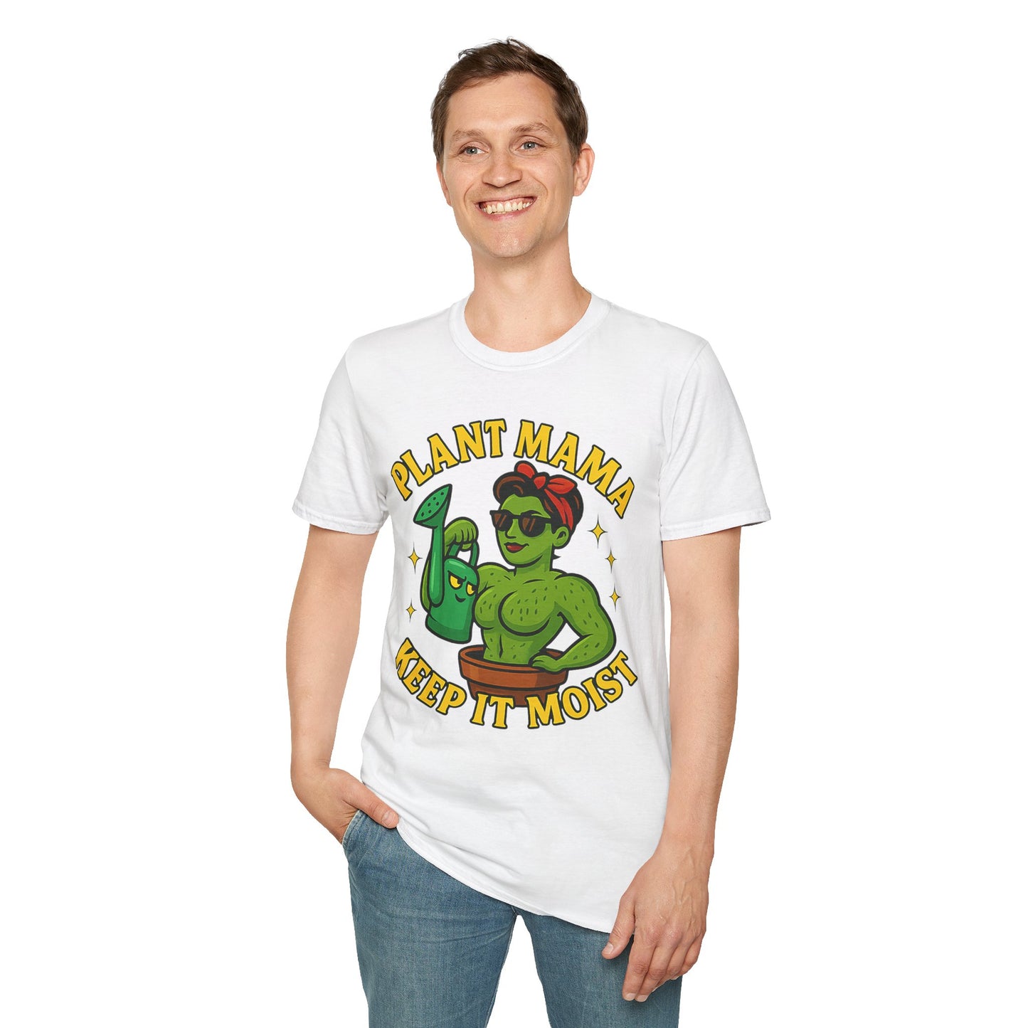 Plant Mama Keep It Moist T-Shirt | Plant Lover Graphic Tee | Women's Plant Lover T-Shirt