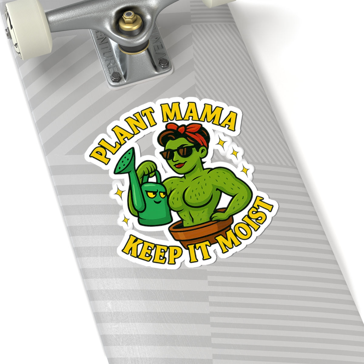 Plant Mama Keep It Moist Sticker | Kiss-Cut Vinyl Plant Lover Decal | Funny Sticker for Plant Lovers
