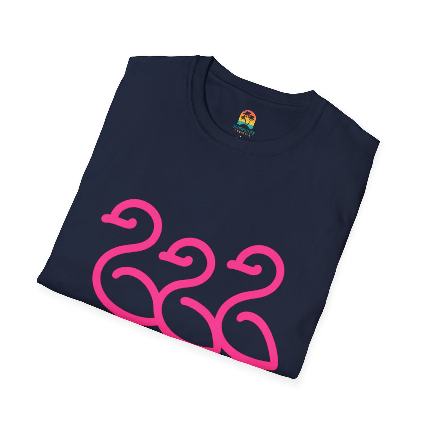 Trendy Trio Flamingo Tee | Fun Summer Shirt, Beachwear, Gift for Bird Lovers, Tropical Vibes, Casual Everyday Style
