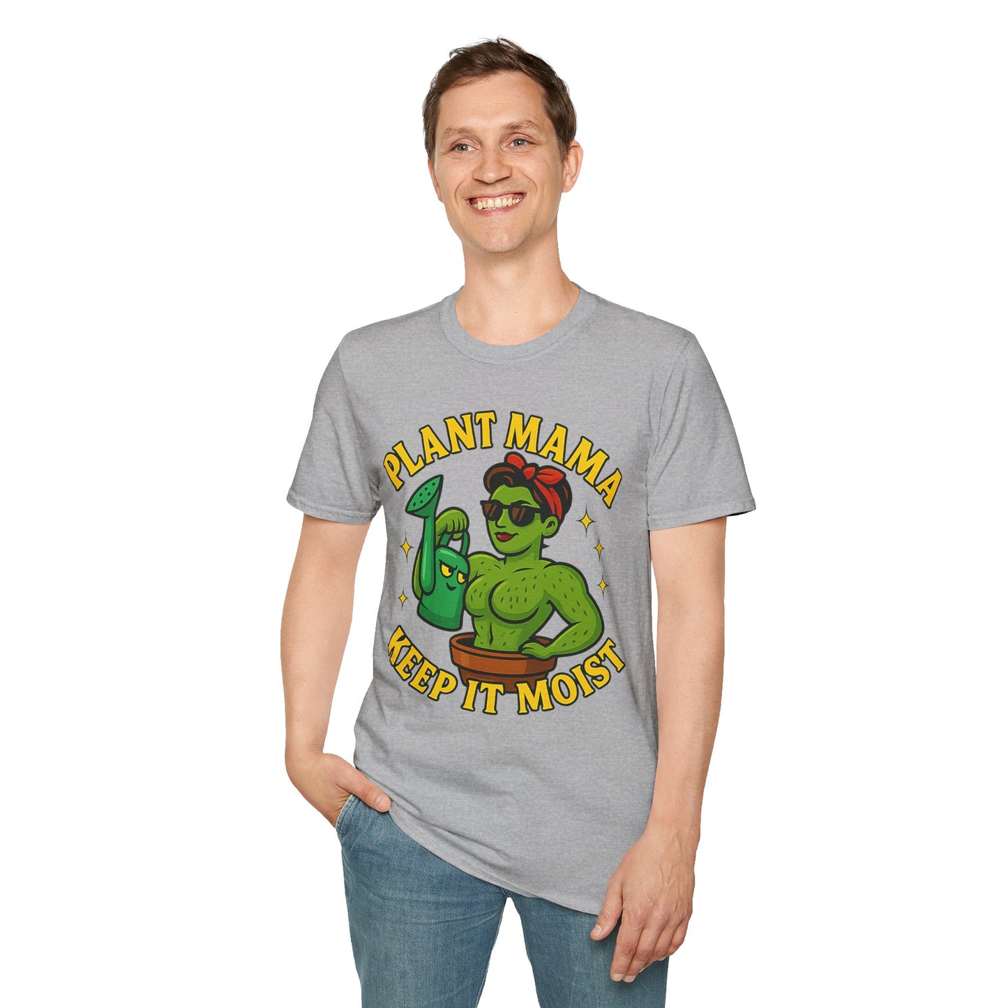 Plant Mama Keep It Moist T-Shirt | Plant Lover Graphic Tee | Women's Plant Lover T-Shirt