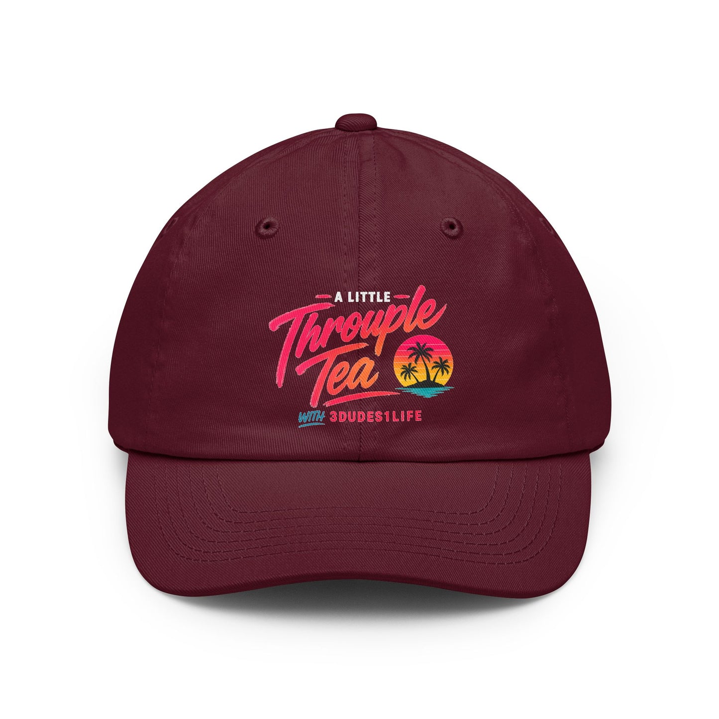 A Little Throuple Tea Dad Hat | Official 3Dudes1Life Podcast Merch