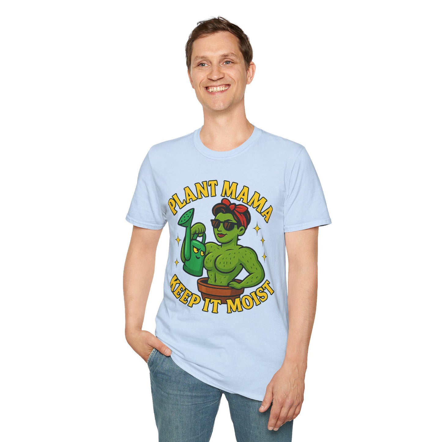 Plant Mama Keep It Moist T-Shirt | Plant Lover Graphic Tee | Women's Plant Lover T-Shirt