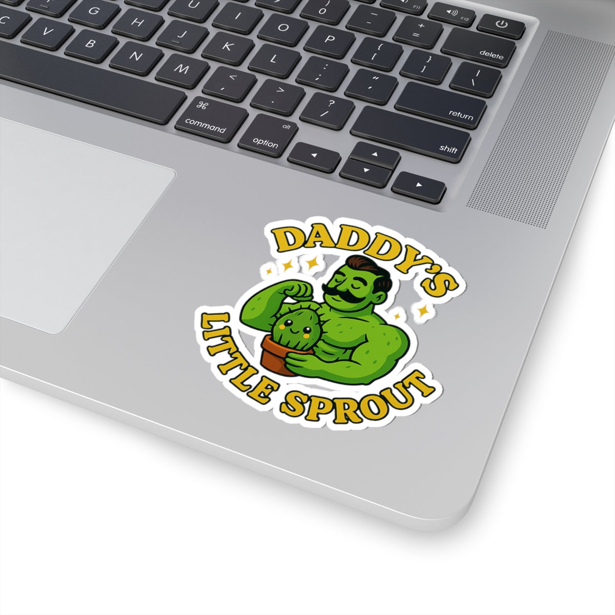 Daddy's Little Sprout Sticker | Kiss-Cut Plant Dad Vinyl | Funny Sticker for Plant Lovers