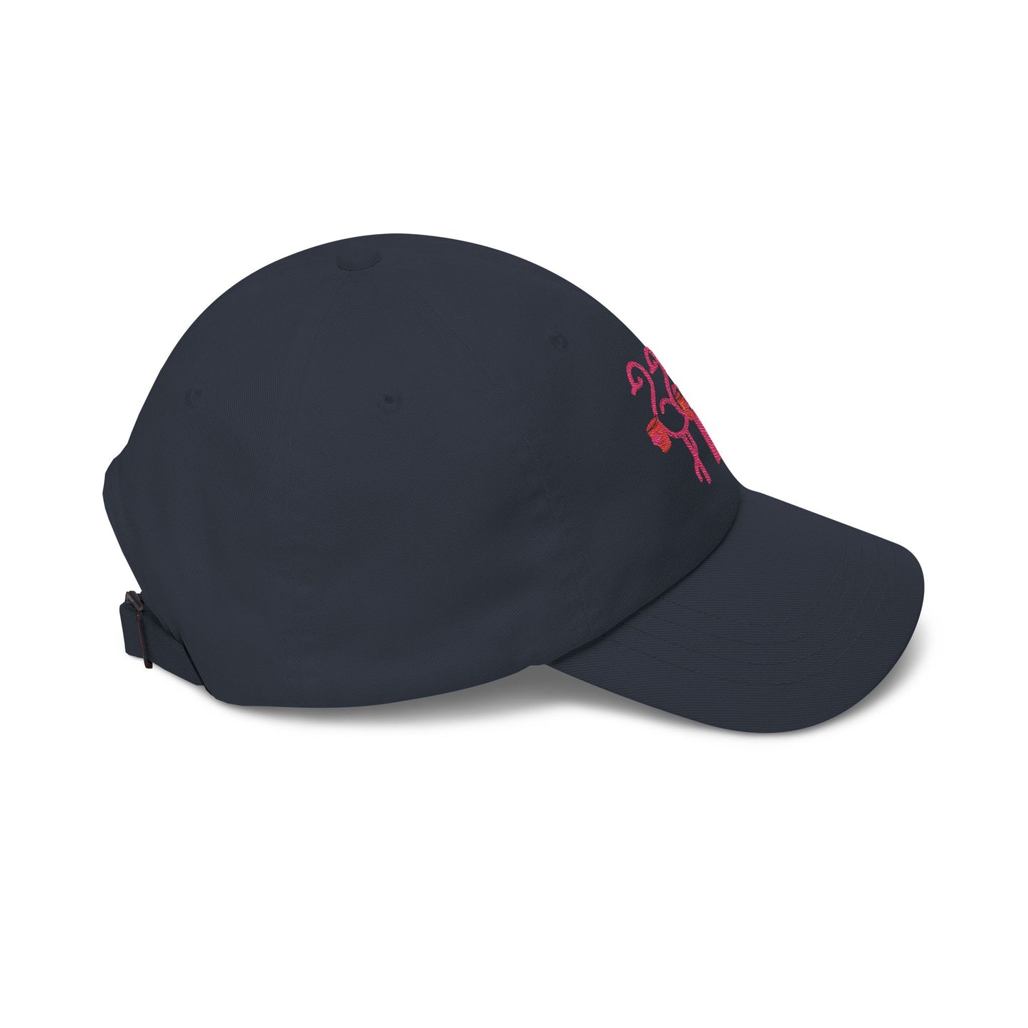 Three Pink Flamingos Dad Cap | Embroidered Baseball Hat | Red Cup Throuple Life