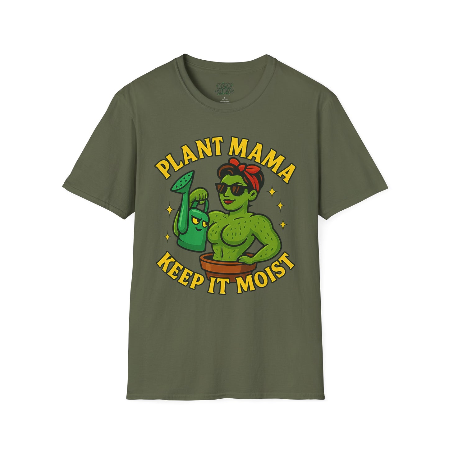 Plant Mama Keep It Moist T-Shirt | Plant Lover Graphic Tee | Women's Plant Lover T-Shirt