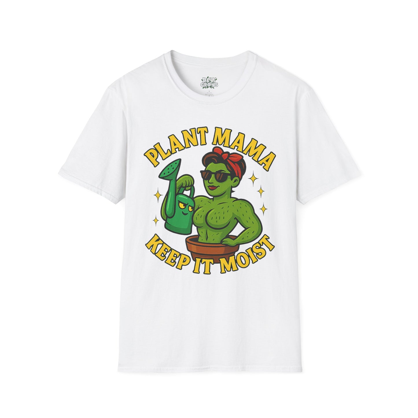 Plant Mama Keep It Moist T-Shirt | Plant Lover Graphic Tee | Women's Plant Lover T-Shirt