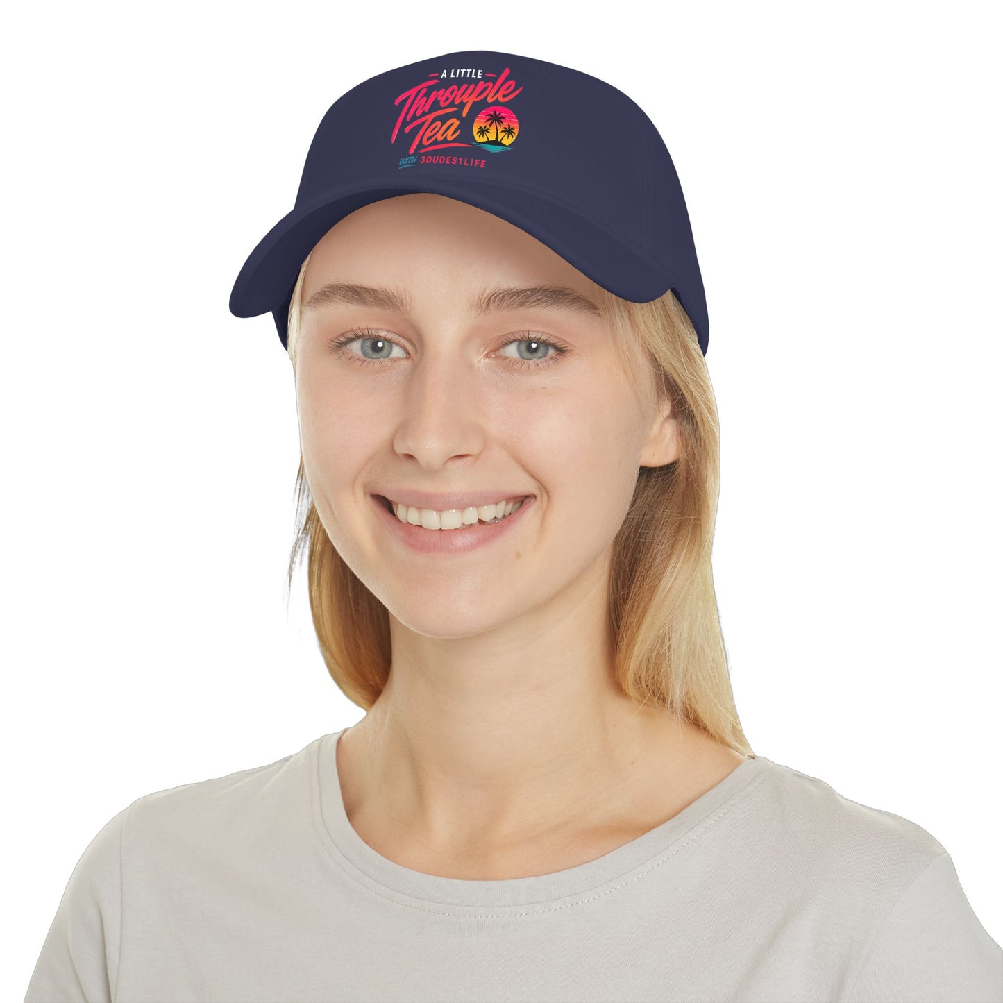 A Little Throuple Tea Low Profile Cap | Official 3Dudes1Life Podcast Merch