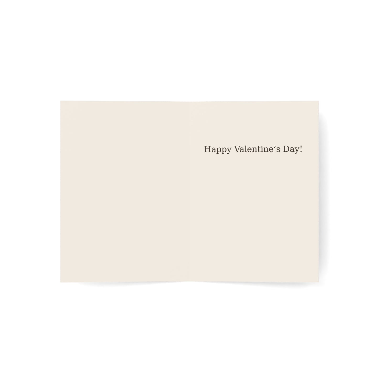 More love please Hearts Greeting Card | Romantic Valentine Note | Throuple Valentine's Day Card