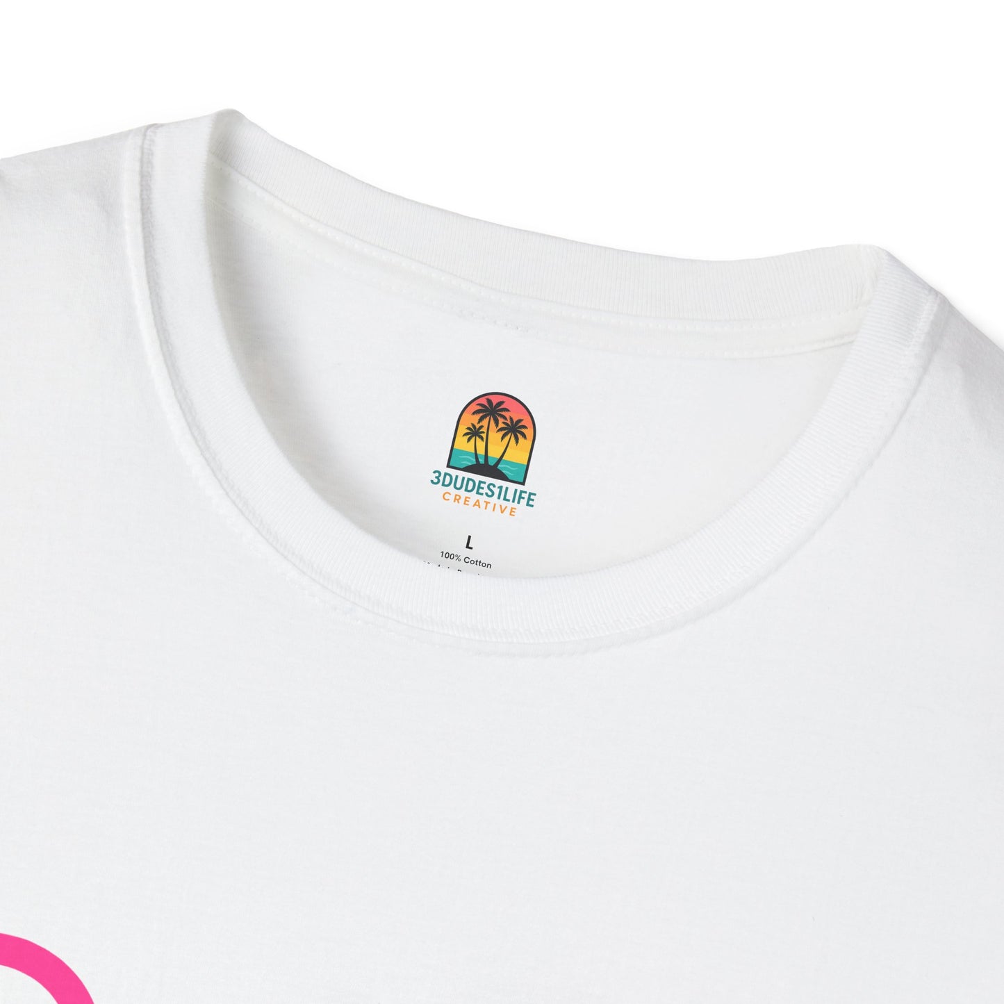 Pink Flamingos Holding Cups T-Shirt | Tropical Party Graphic | Red Cup Throuple Life