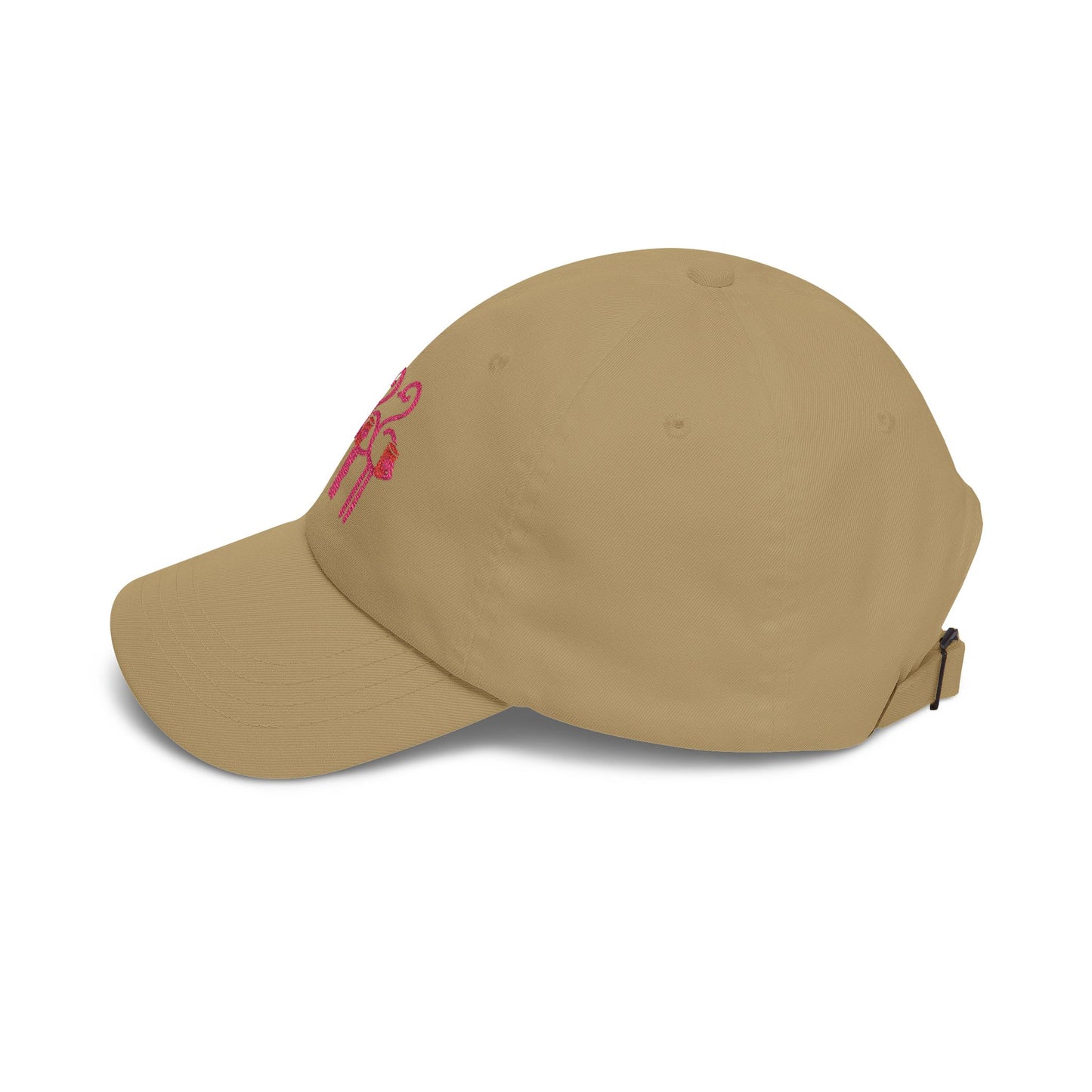 Three Pink Flamingos Dad Cap | Embroidered Baseball Hat | Red Cup Throuple Life