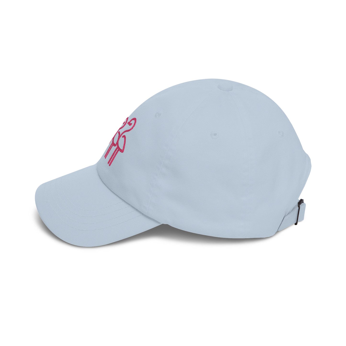 Three Pink Flamingos Dad Cap | Embroidered Flamingo Baseball Hat |Throuple Life