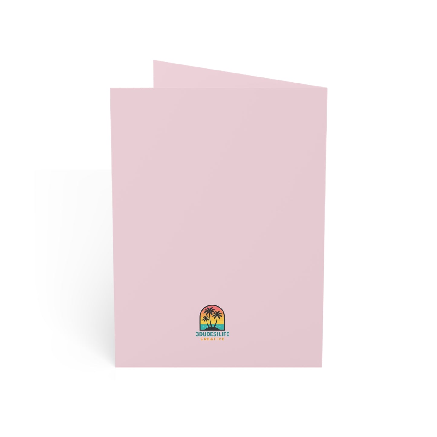 Roses are red poem Greeting Card | Pink card with hearts | Throuple Valentine's Day Card