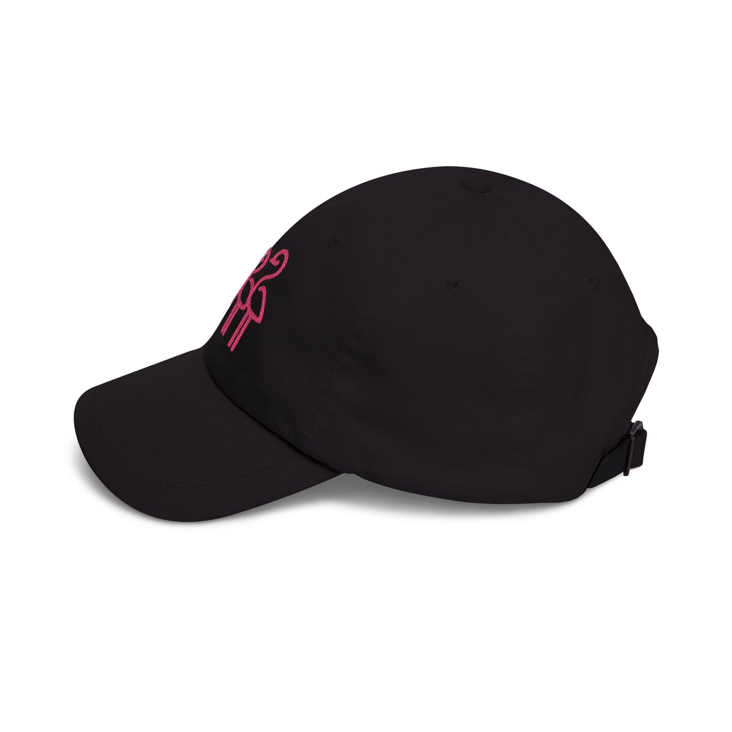 Three Pink Flamingos Dad Cap | Embroidered Flamingo Baseball Hat |Throuple Life