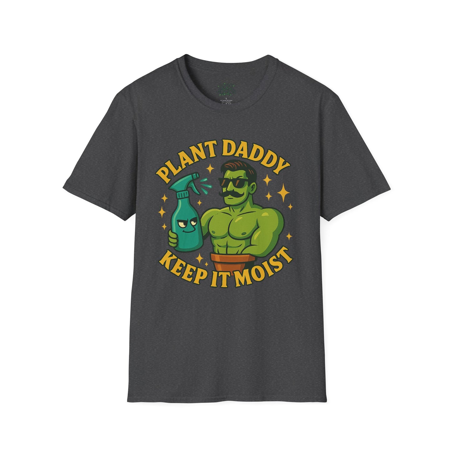 Plant Daddy Keep It Moist T-Shirt | Plant Lover Graphic Tee | Men's T-Shirt Plant Lover