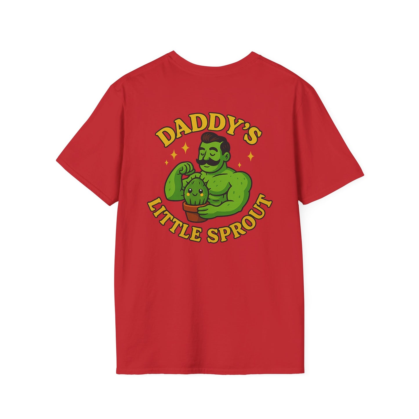 Daddy's Little Sprout T-Shirt | Plant Dad Graphic Tee | 2 Sided Men's T-Shirt Plant Lover
