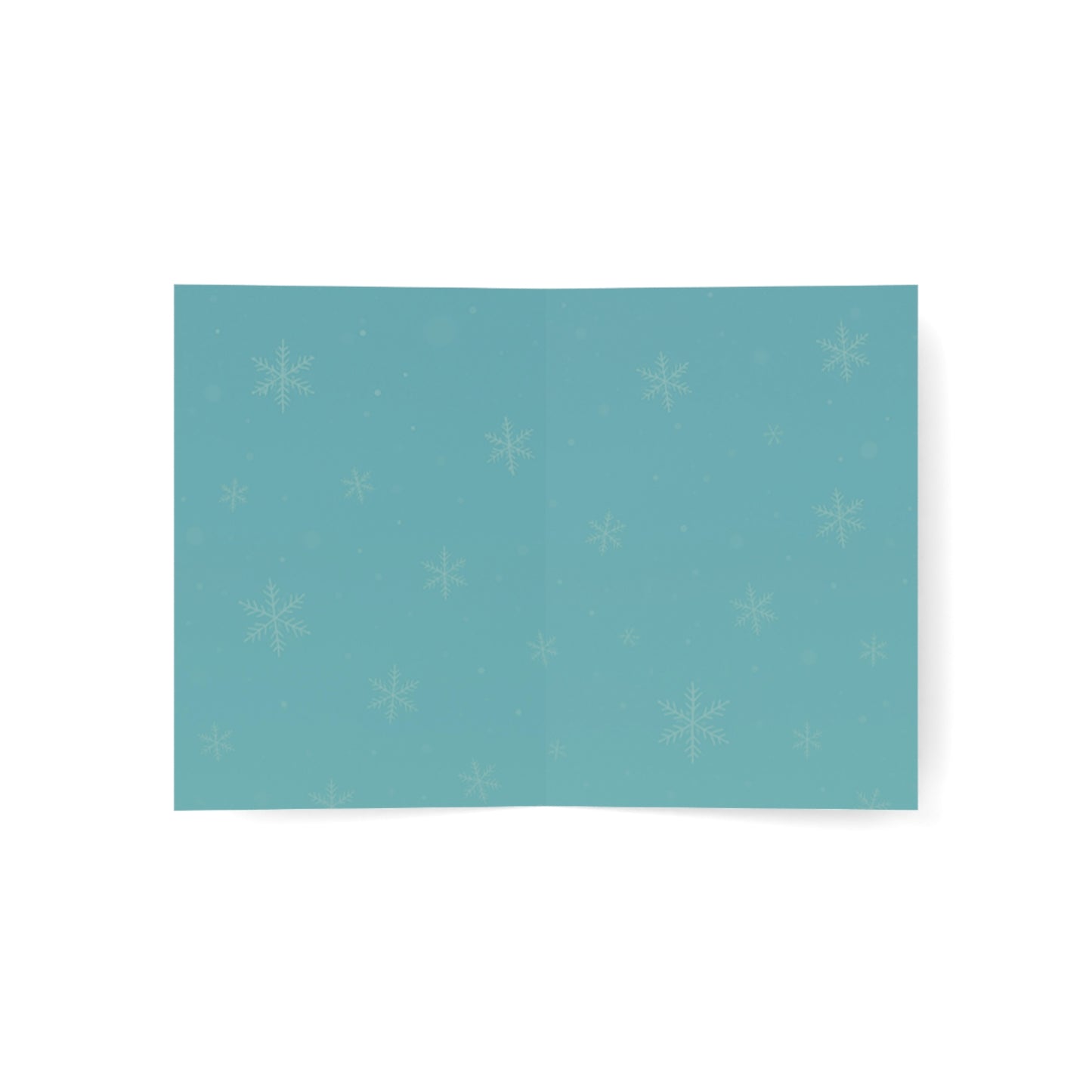 Season's Greetings Holiday Lights Greeting Card | Blank Inside Holiday Card | Throuple Christmas Card