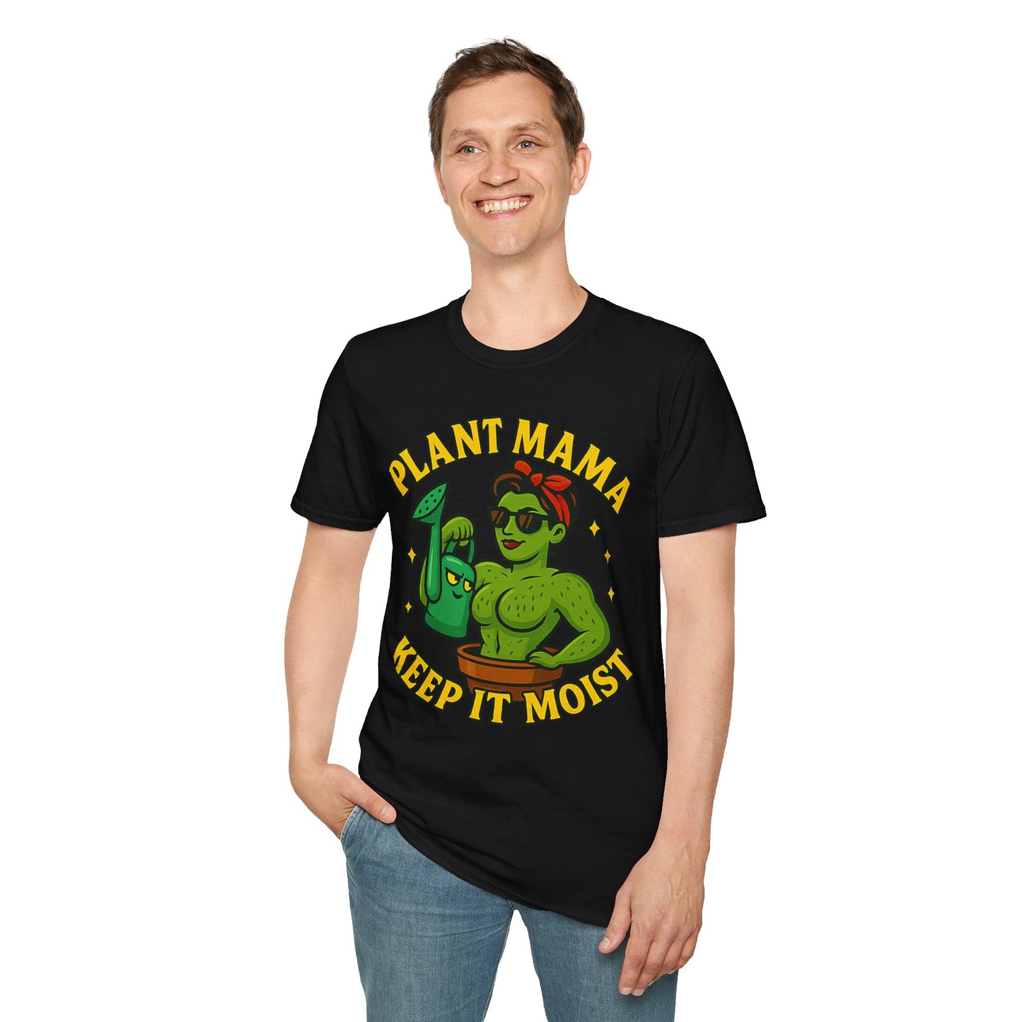 Plant Mama Keep It Moist T-Shirt | Plant Lover Graphic Tee | Women's Plant Lover T-Shirt