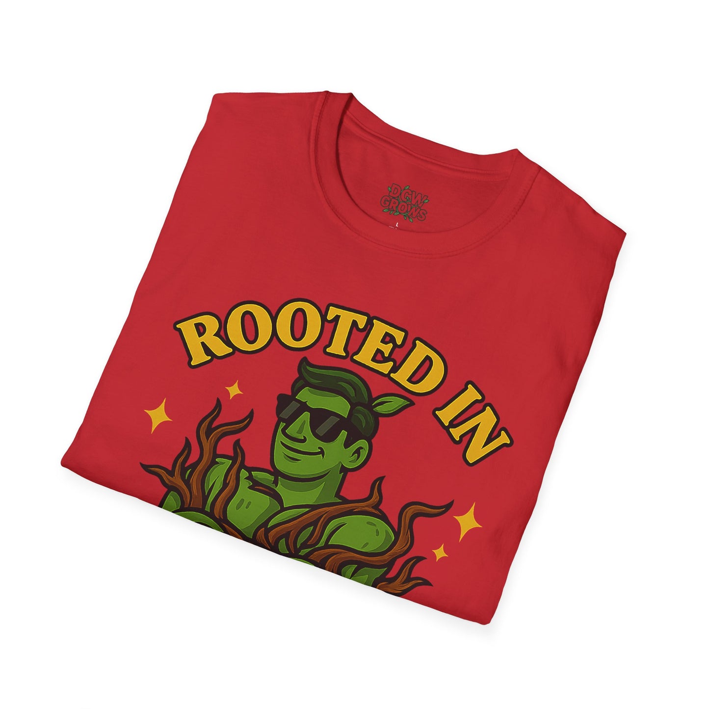 Softstyle Graphic T-Shirt | Rooted In Daddy Issues T-Shirt | Men's T-Shirt Plant Lover