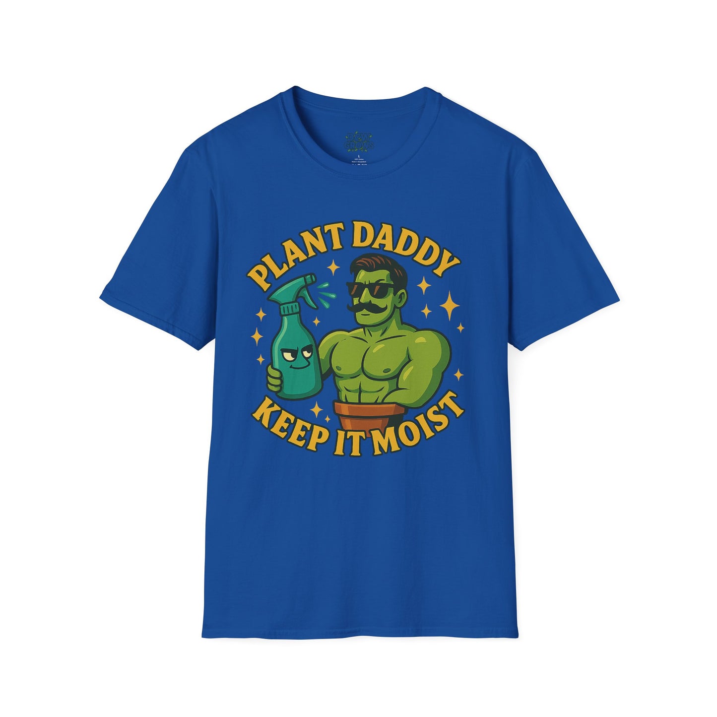 Plant Daddy Keep It Moist T-Shirt | Plant Lover Graphic Tee | Men's T-Shirt Plant Lover
