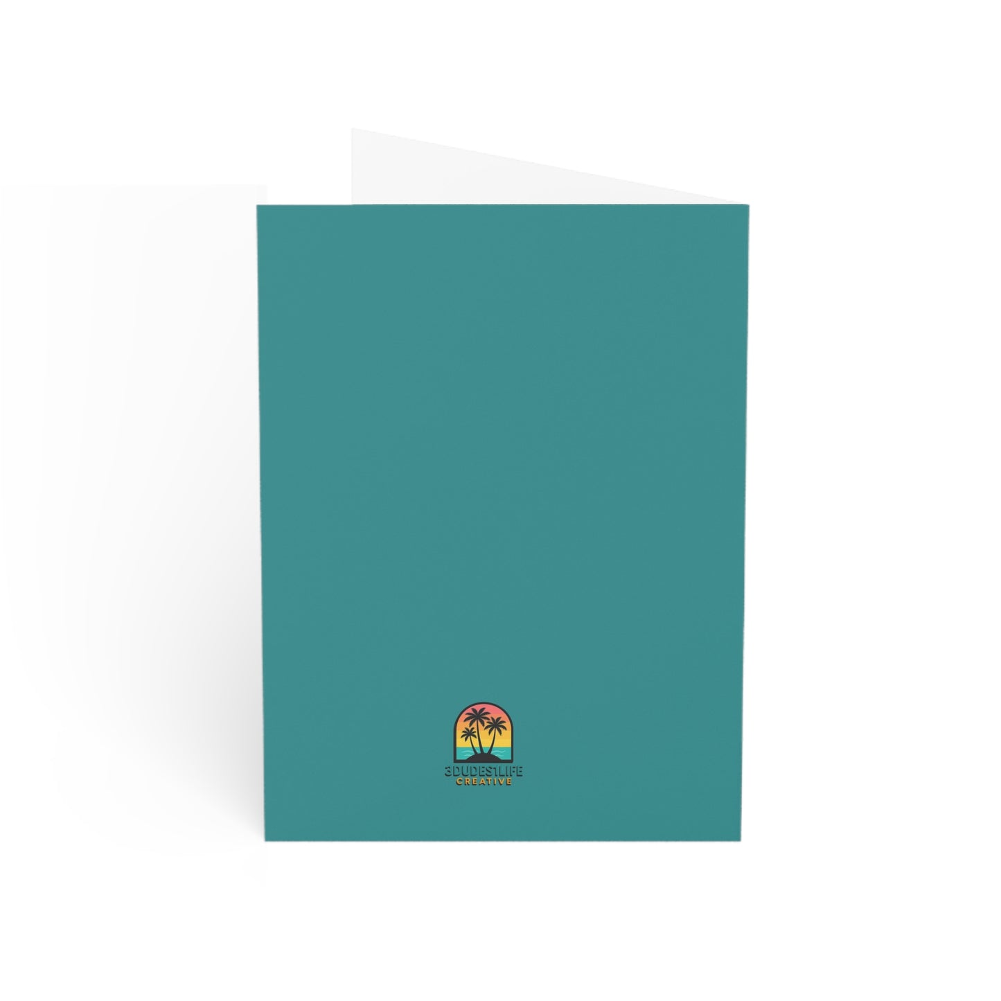 Holiday Magic Comes in Threes Greeting Cards | Penguins Holiday Card Blank Inside | Throuple Card