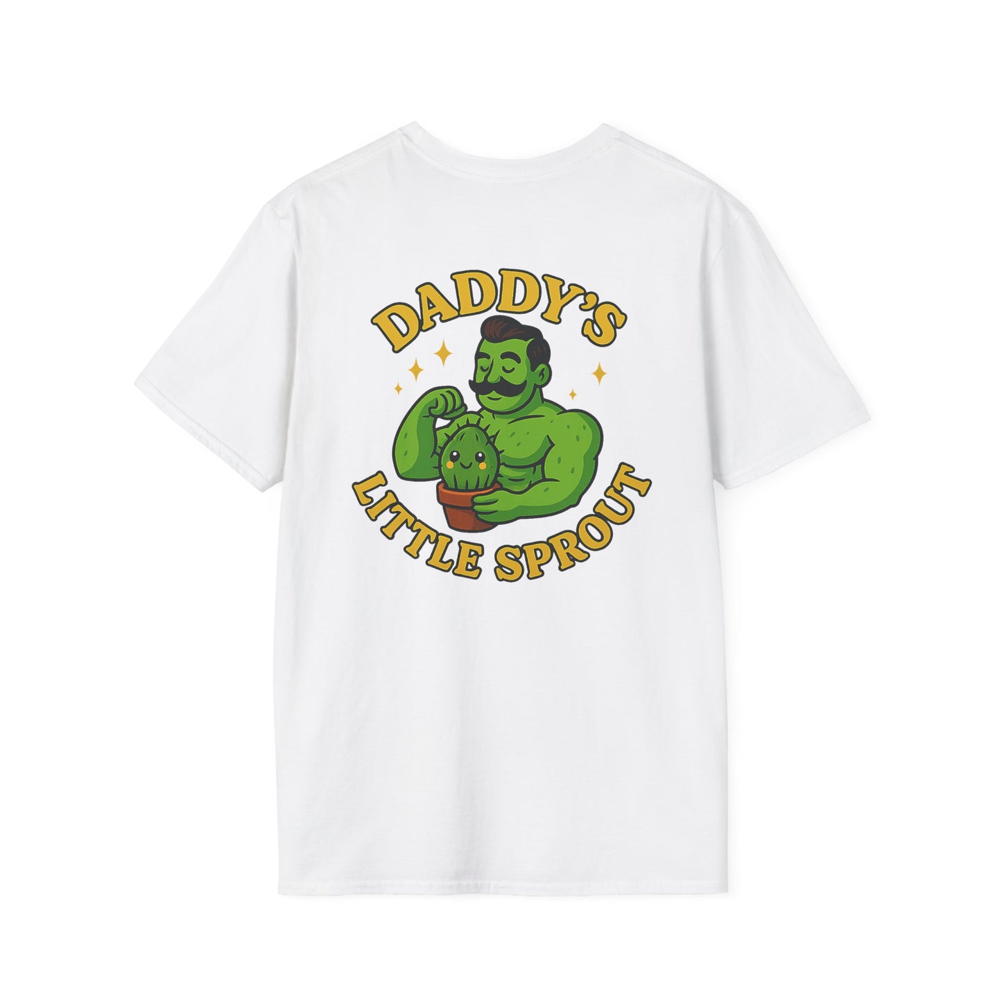 Daddy's Little Sprout T-Shirt | Plant Dad Graphic Tee | 2 Sided Men's T-Shirt Plant Lover