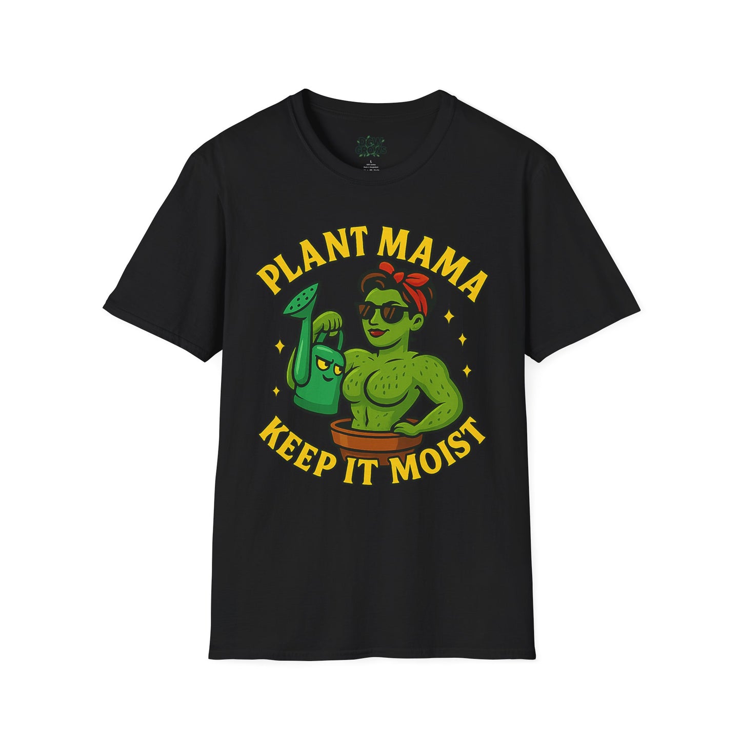 Plant Mama Keep It Moist T-Shirt | Plant Lover Graphic Tee | Women's Plant Lover T-Shirt