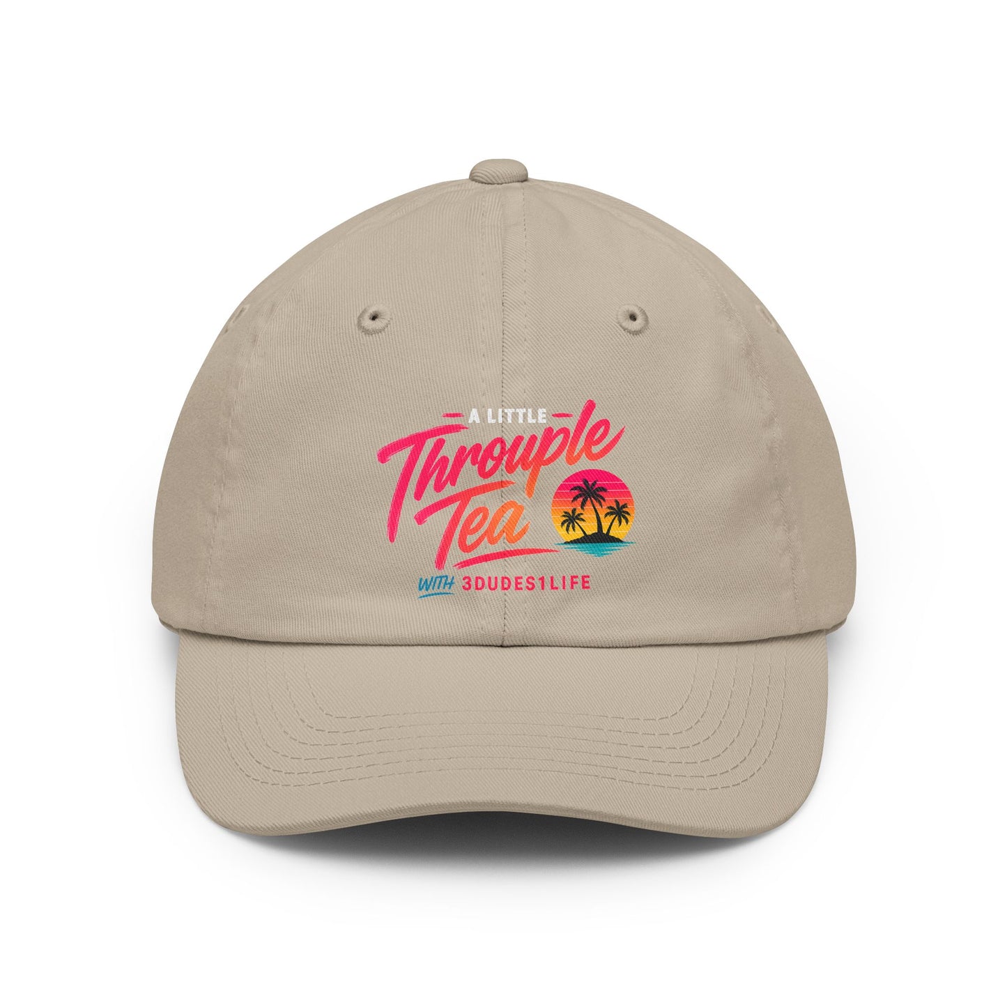 A Little Throuple Tea Dad Hat | Official 3Dudes1Life Podcast Merch